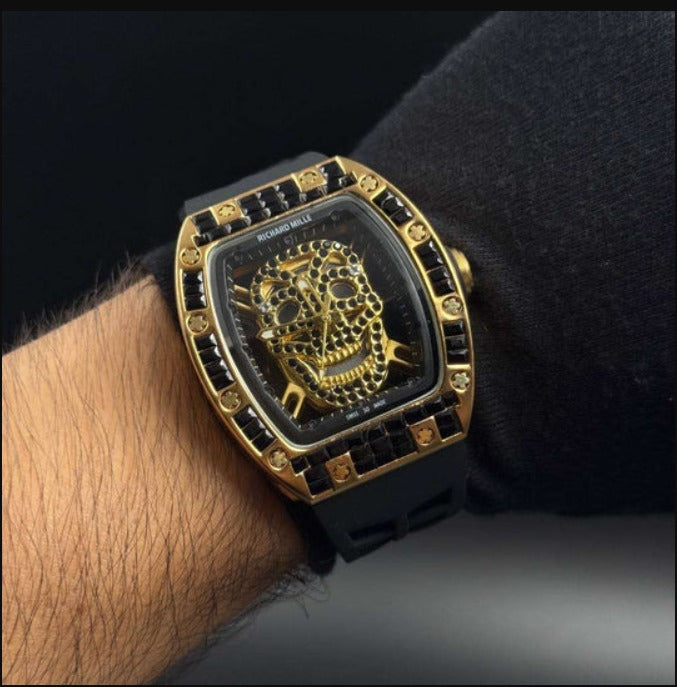 Richard Mll Calavera Circones Negro-Dorado